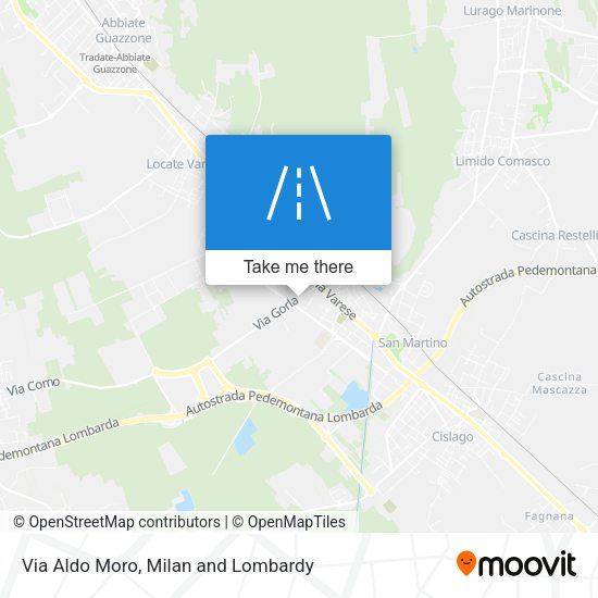 Via Aldo Moro map