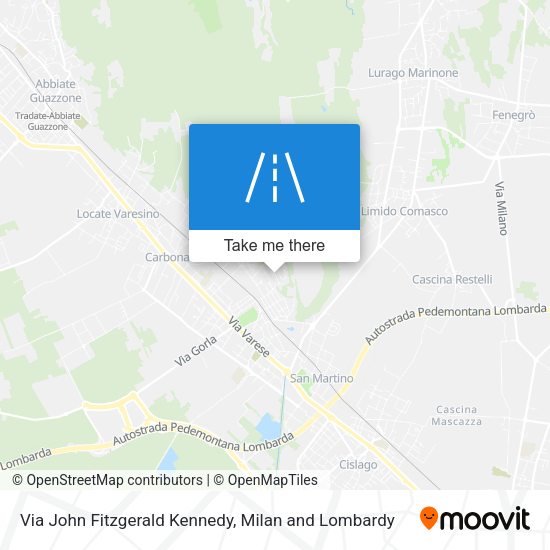 Via John Fitzgerald Kennedy map