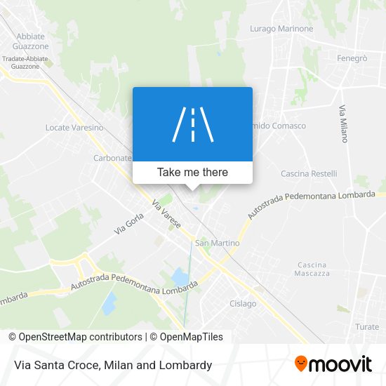 Via Santa Croce map