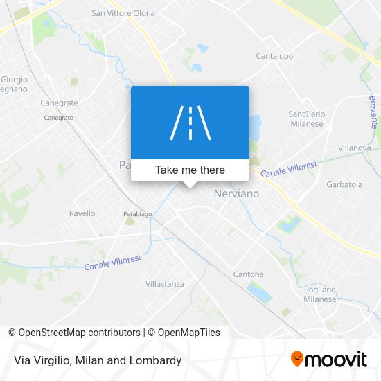 Via Virgilio map