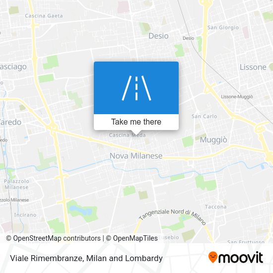 Viale Rimembranze map