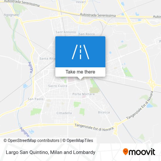 Largo San Quintino map