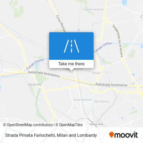 Strada Privata Farlochetti map