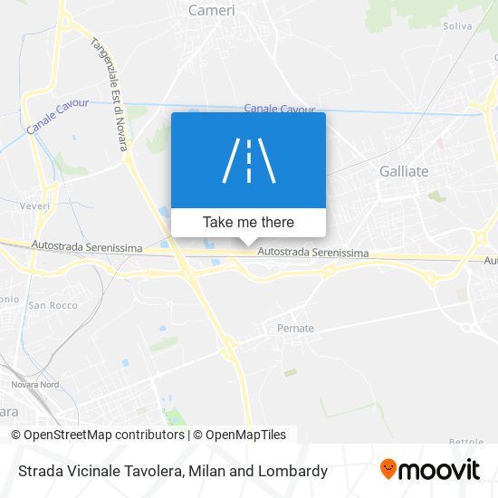Strada Vicinale Tavolera map