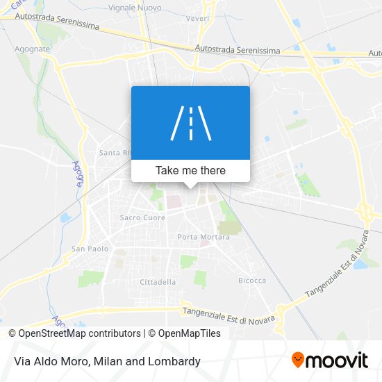Via Aldo Moro map
