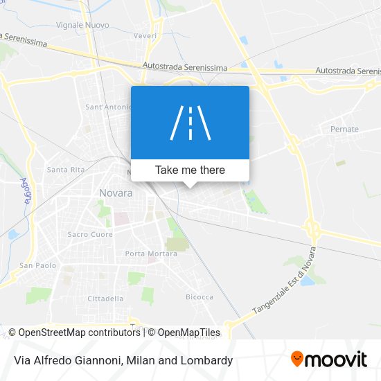 Via Alfredo Giannoni map