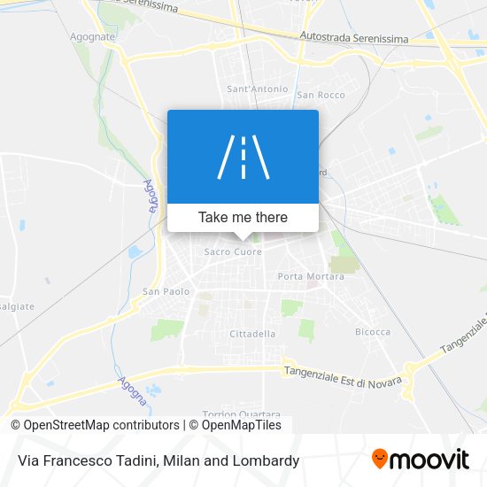 Via Francesco Tadini map