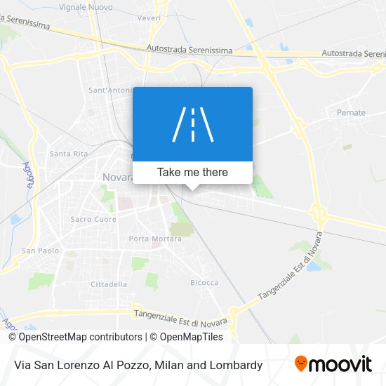 Via San Lorenzo Al Pozzo map