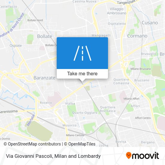 Via Giovanni Pascoli map