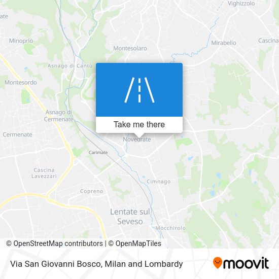 Via San Giovanni Bosco map