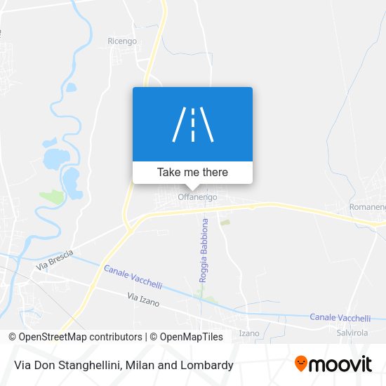 Via Don Stanghellini map