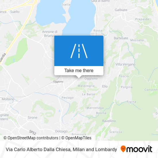 Via Carlo Alberto Dalla Chiesa map