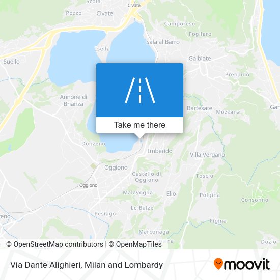 Via Dante Alighieri map