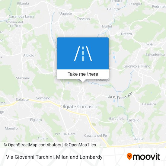 Via Giovanni Tarchini map