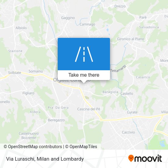 Via Luraschi map
