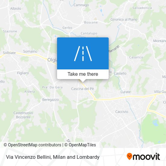 Via Vincenzo Bellini map