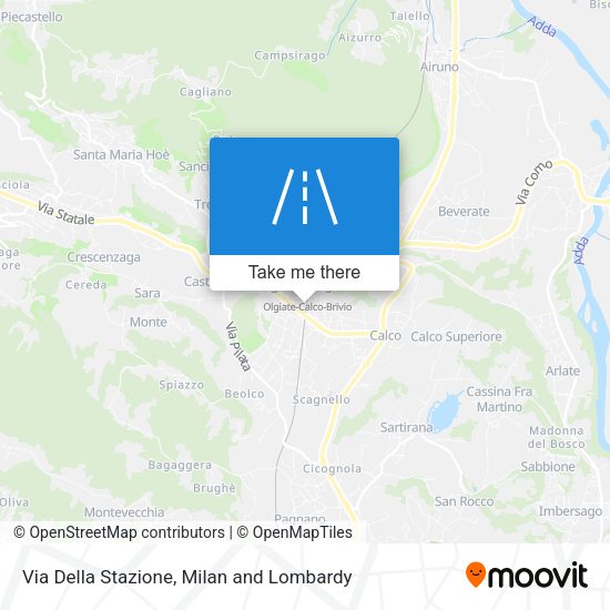 Via Della Stazione map