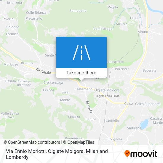 Via Ennio Morlotti, Olgiate Molgora map