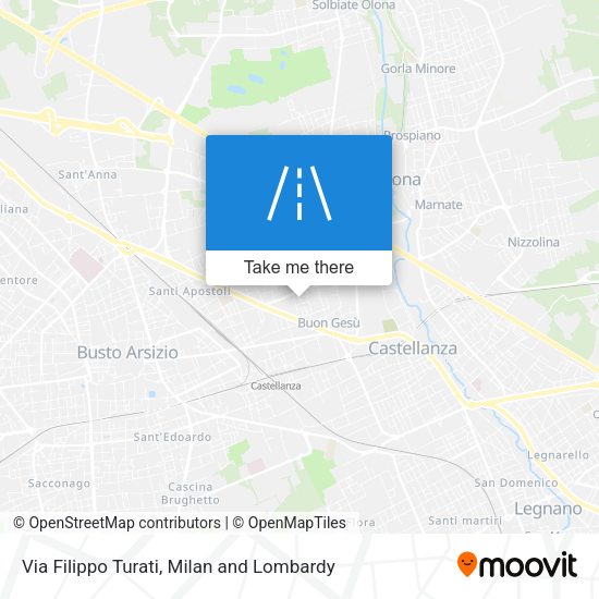 Via Filippo Turati map