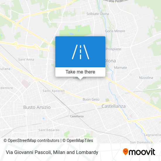 Via Giovanni Pascoli map