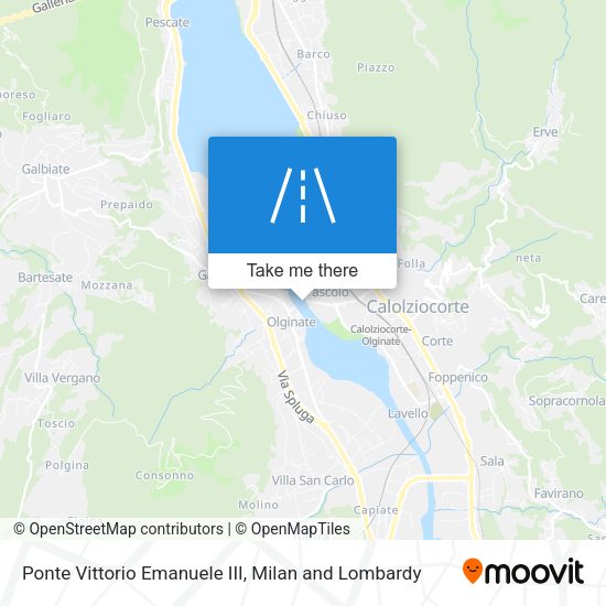 Ponte Vittorio Emanuele III map