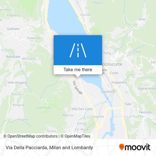 Via Della Pacciarda map