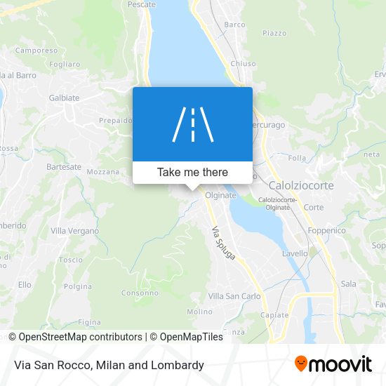 Via San Rocco map