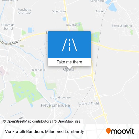 Via Fratelli Bandiera map