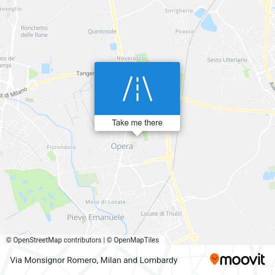 Via Monsignor Romero map