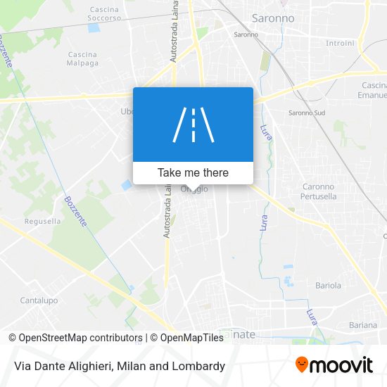 Via Dante Alighieri map