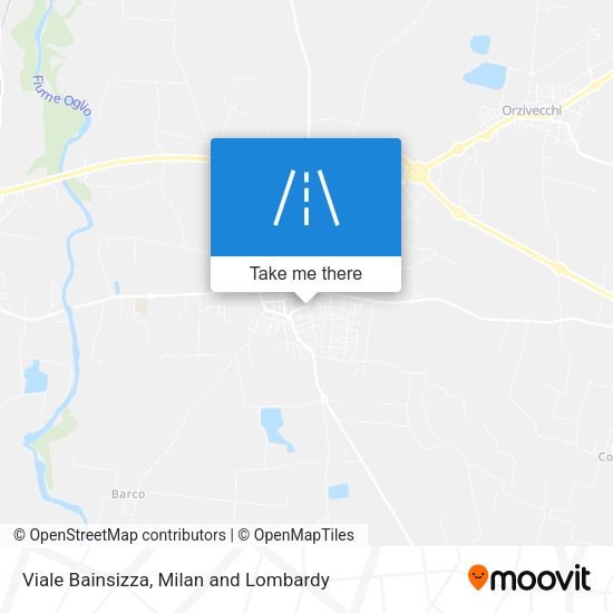 Viale Bainsizza map