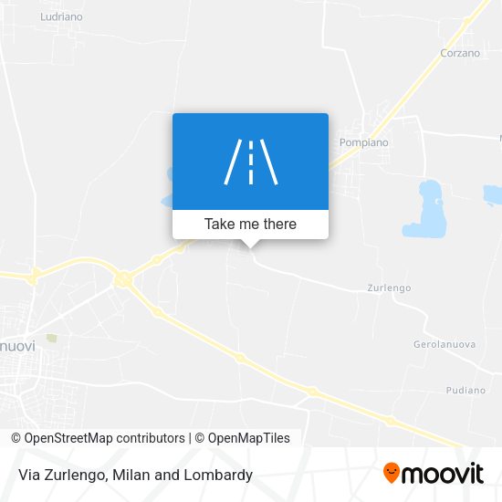 Via Zurlengo map