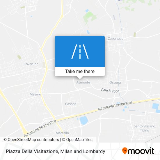 Piazza Della Visitazione map