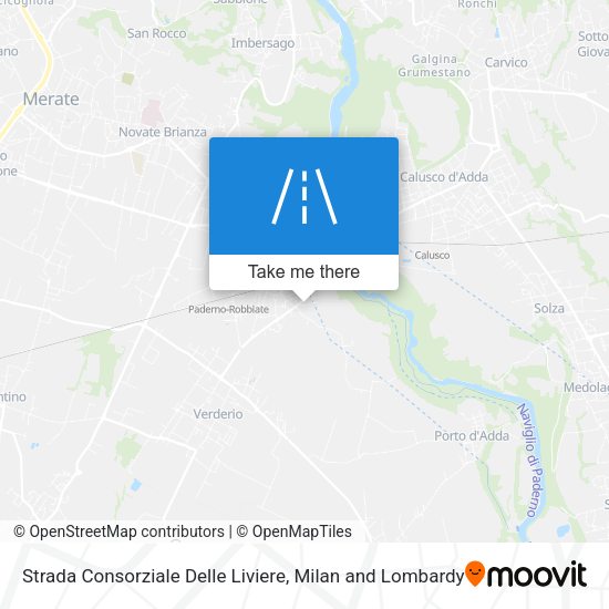 Strada Consorziale Delle Liviere map