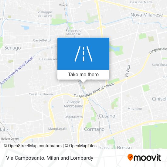 Via Camposanto map