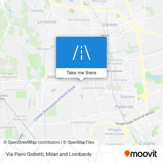 Via Piero Gobetti map