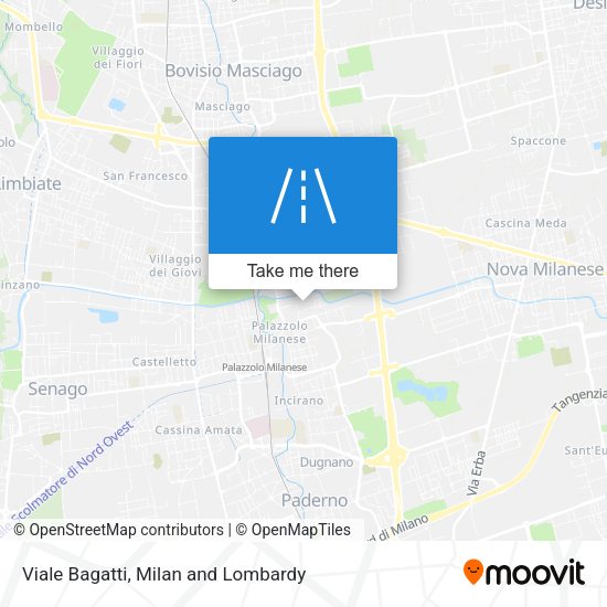 Viale Bagatti map