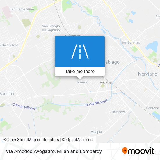 Via Amedeo Avogadro map
