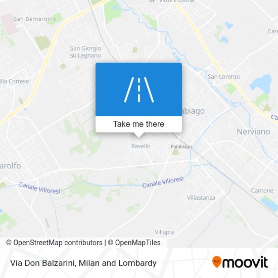 Via Don Balzarini map