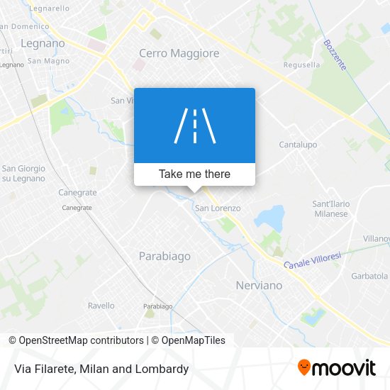 Via Filarete map