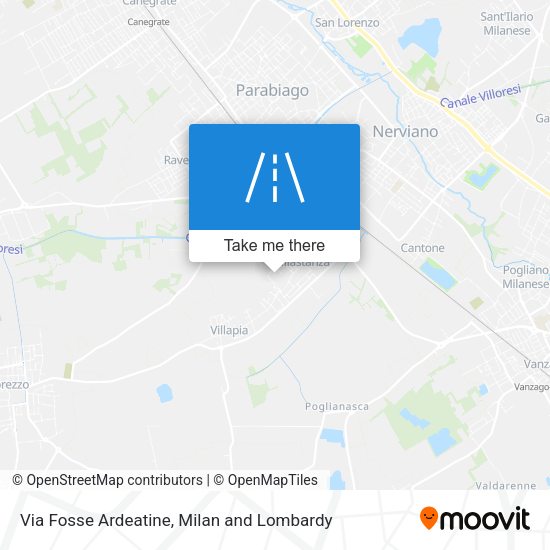 Via Fosse Ardeatine map
