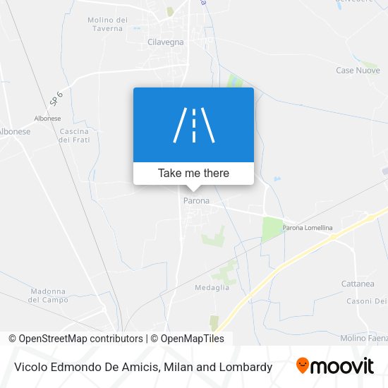 Vicolo Edmondo De Amicis map