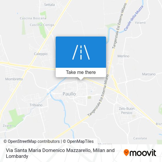 Via Santa Maria Domenico Mazzarello map