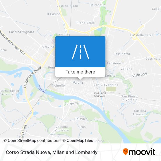 Corso Strada Nuova map