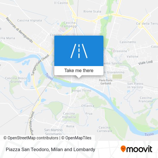 Piazza San Teodoro map