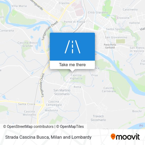 Strada Cascina Busca map