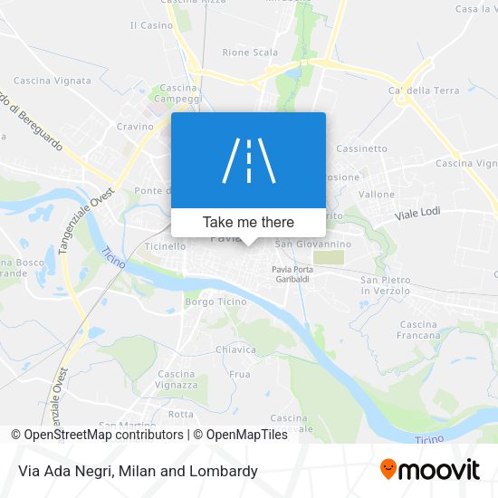 Via Ada Negri map