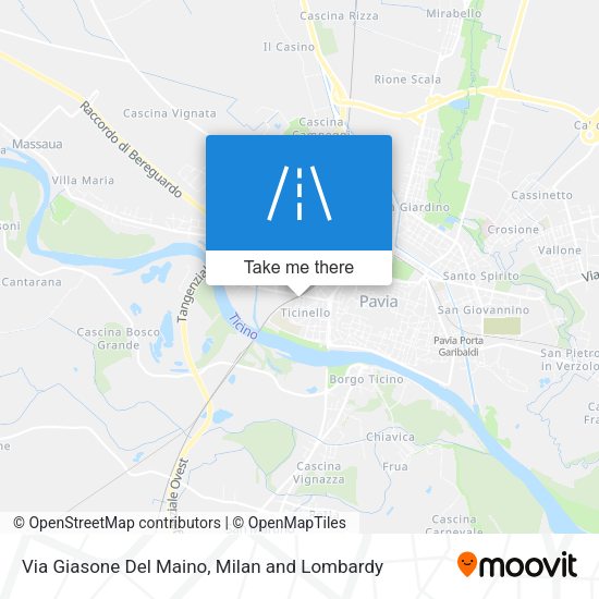 Via Giasone Del Maino map