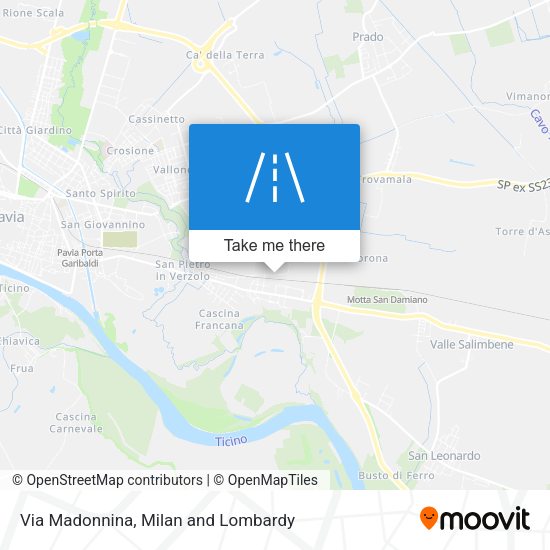 Via Madonnina map