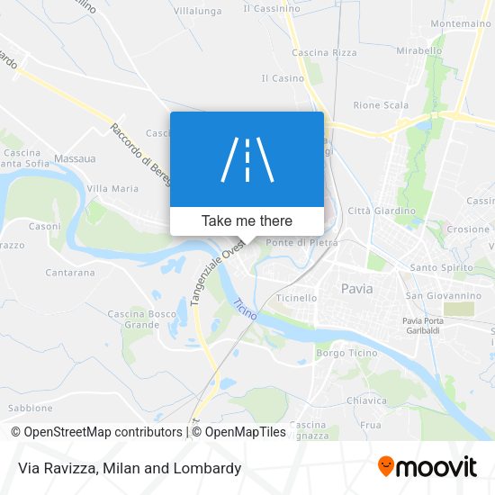 Via Ravizza map